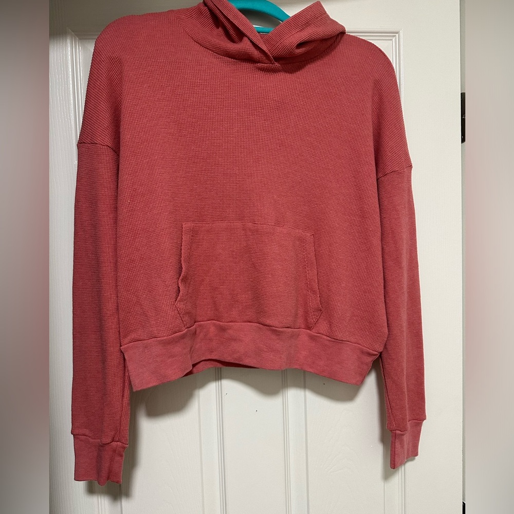 Sundry Pullover Hoodie Knit Kangaroo Pocket Sweatshirt small 1